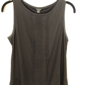 Ann Taylor black silk tank